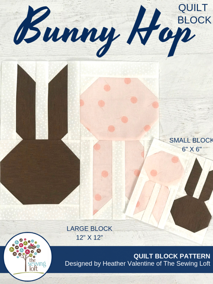 Bunny Hop Quilt Block | The Sewing Loft