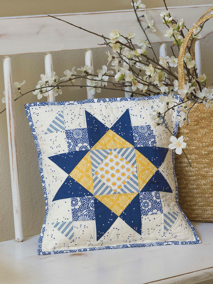 Summer Sky Pillow | Celebrate the Seasons by Pat Sloan