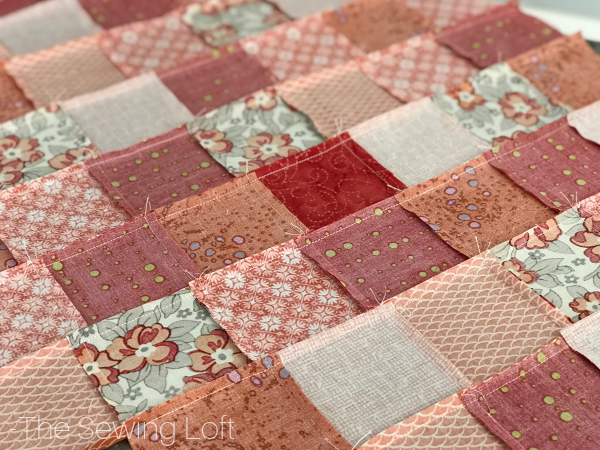 Turn your patchwork on point with this video class. Poppy Garden table runner pattern included. 