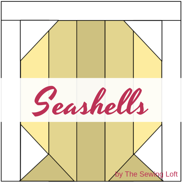 Grab your scraps and stitch up the Seashells Quilt Block! The block comes in 2 sizes and can be used in many different projects from home decor to quilts.