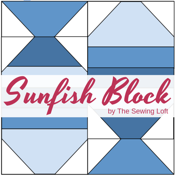 Sunfish Quilt Block | The Sewing Loft Blocks 2 Quilt