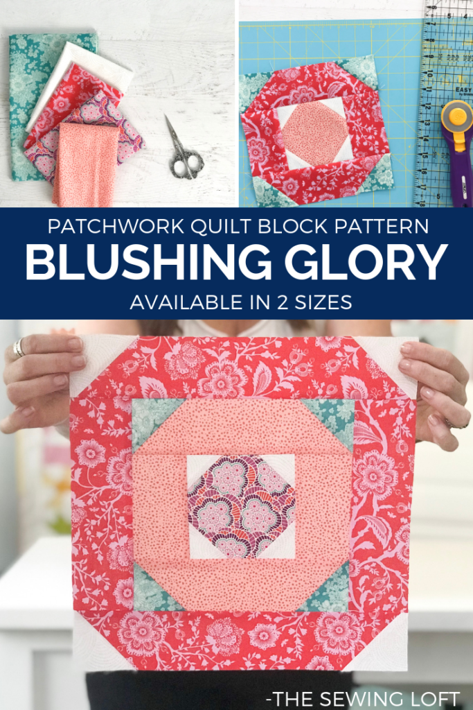 You can use all the scraps in your stash with simple designs like the Blushing Glory quilt block. This easy to make block is even a home run for beginners!