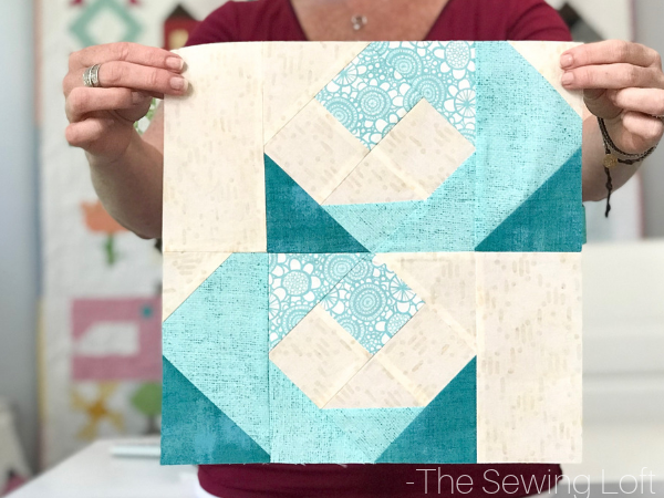 Point Break Waves Quilt Block | The Sewing Loft