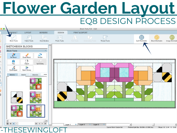 See how easy it is to create quilt layouts with ease in EQ8. 