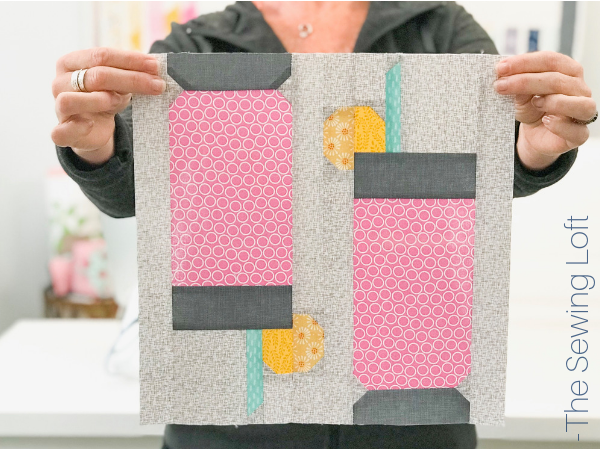 Add the Lemonade Spritzer quilt block to your library and stitch up a dose of summer. This patchwork construction block is simple stitch with smaller parts.