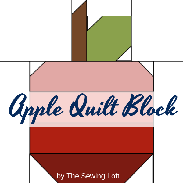 The Apple Quilt block is one of many patterns included in the Blocks 2 Quilt series. Throughout, you can learn the basics of patchwork quilting while creating whimsical quilt blocks. 