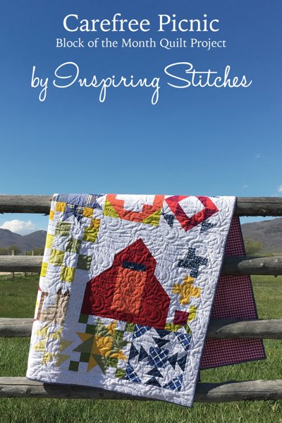 Carefree Picnic Quilt Cover | Inspiring Stitches