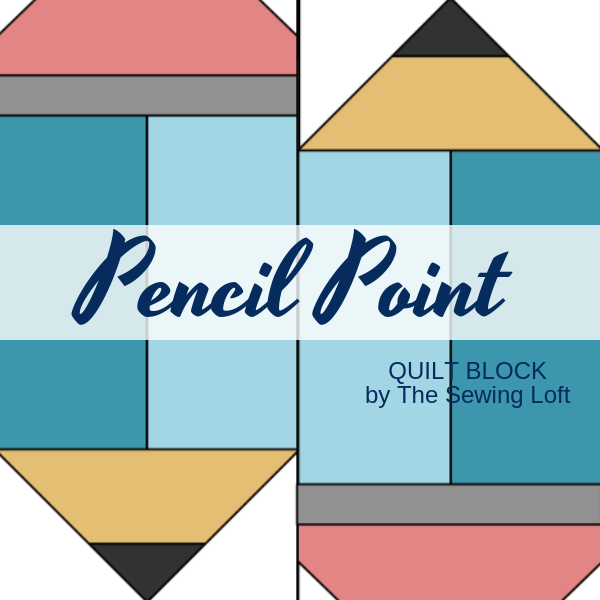 Pencil Point Quilt Block | The Sewing Loft