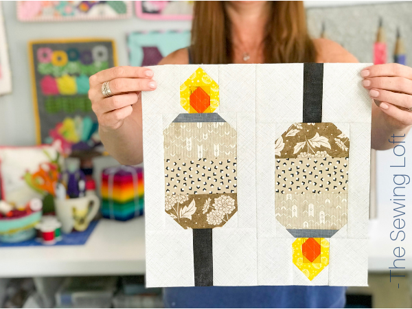 Tiki Torch Quilt Block | The Sewing Loft