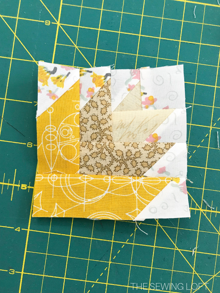 Turkey Trot Quilt block available in 2 sizes by The Sewing Loft