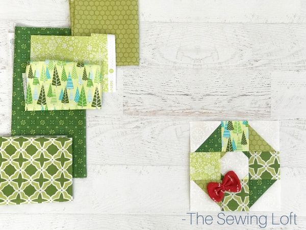 Holiday Wreath Quilt Fabrics | The Sewing Loft