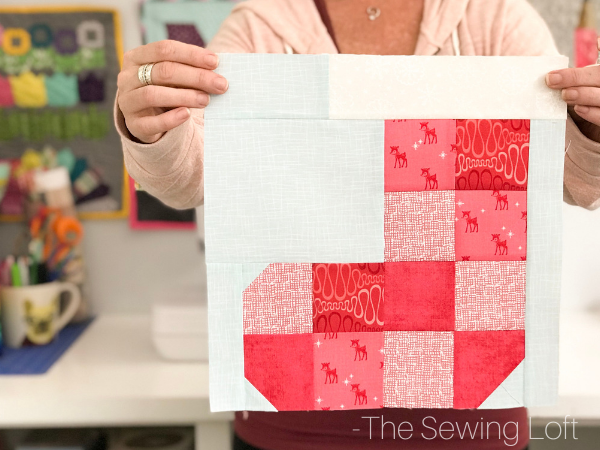 Patchwork Stocking Quilt Block | The Sewing Loft