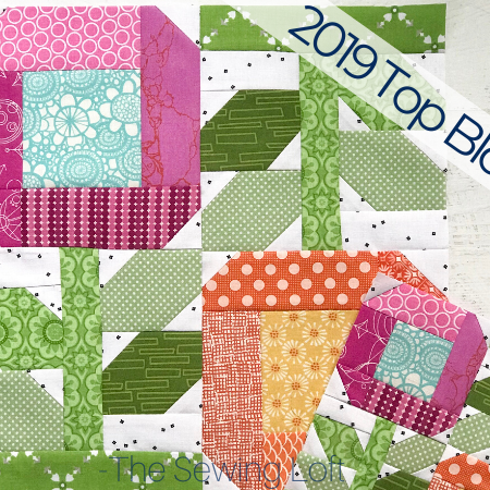 It's no wonder the colorful Zinnia Flowers made the top quilt block of 2019. The simple patchwork construction makes it perfect for quilters to play with their scraps.