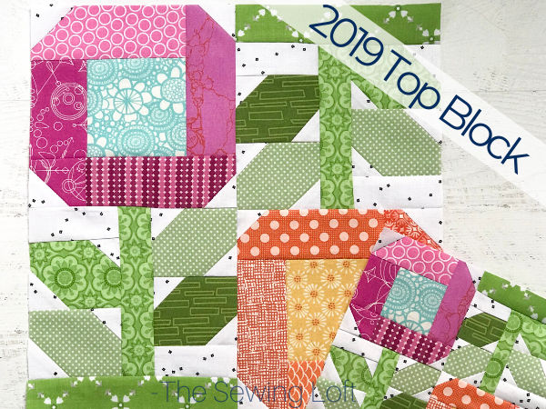 It's no wonder the colorful Zinnia Flowers made the top quilt block of 2019. The simple patchwork construction makes it perfect for quilters to play with their scraps. 