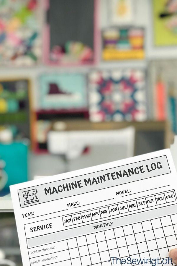 Put these sewing secrets into work and set yourself up for sewing success all year long! Be sure to download the machine maintenance log