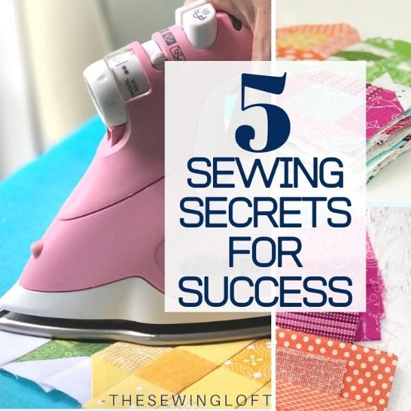 Put these sewing secrets into action and set yourself up for sewing success all year long! Don't forget to download the FREE machine maintenance log.