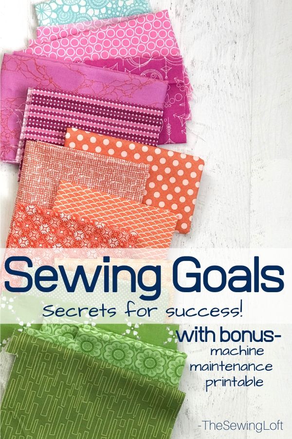 Sewing Secrets for Success with free printable | The Sewing Loft