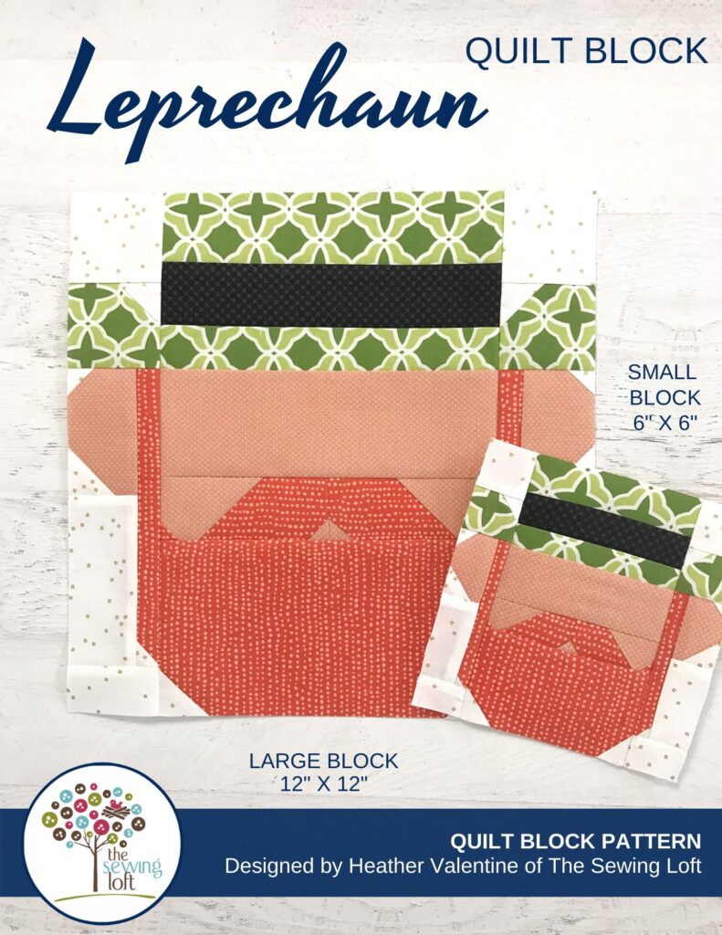 Leprechaun Quilt Block | The Sewing Loft