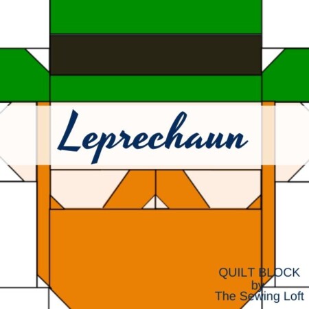 Leprechaun Quilt Block | The Sewing Loft