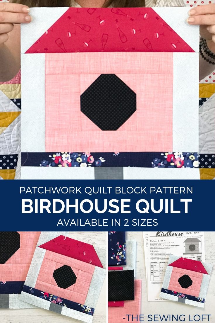 Birdhouse Quilt Block Blocks 2 Quilt The Sewing Loft