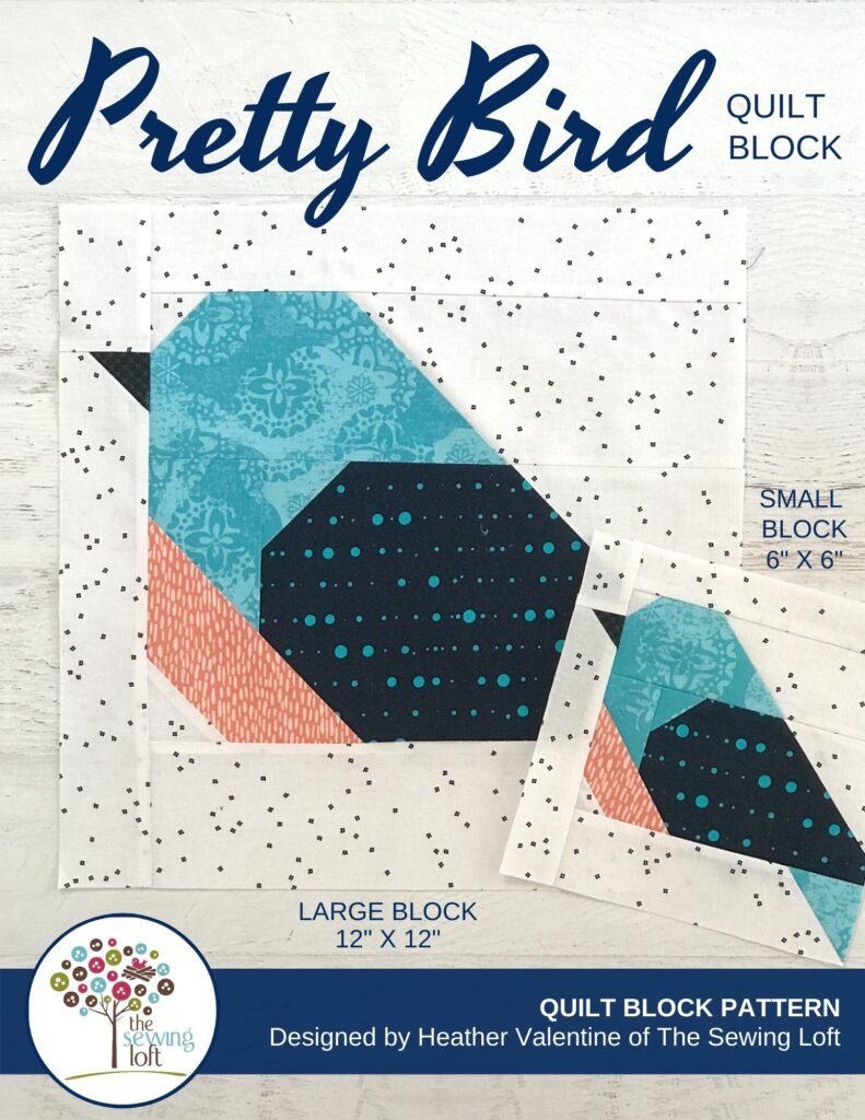 Pretty Bird Quilt Block | The Sewing Loft