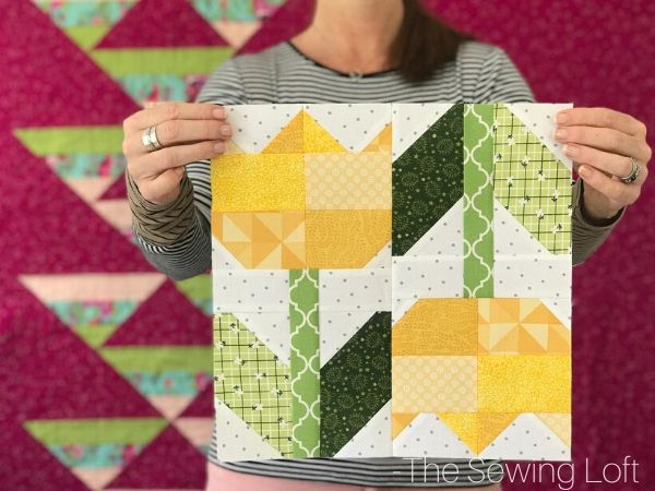Add the Spring Tulips quilt block to your library and see how easy it is to expand your quilting skills. Each week a new block is released on The Sewing Loft.