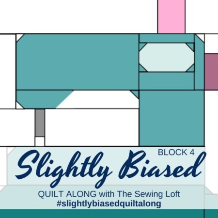 Sewing Machine Block 4 | Slightly Biased Quilt Along with The Sewing Loft