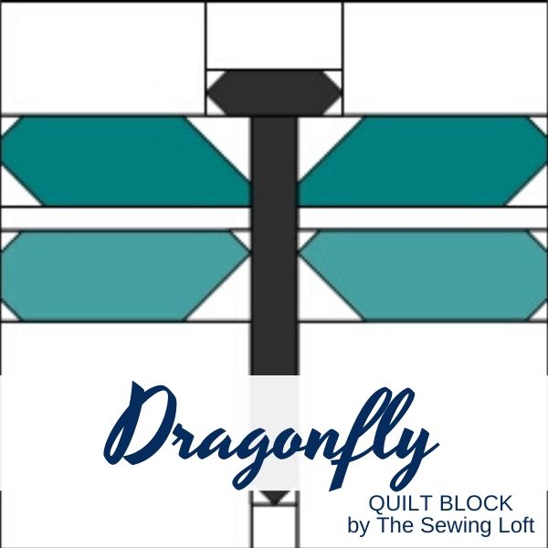 Dragonfly Quilt Block Pattern | The Sewing Loft