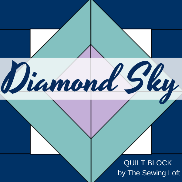 Diamond Sky Quilt Block Pattern | The Sewing Loft