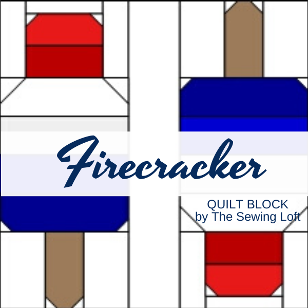 Firecracker Quilt Block | The Sewing Loft