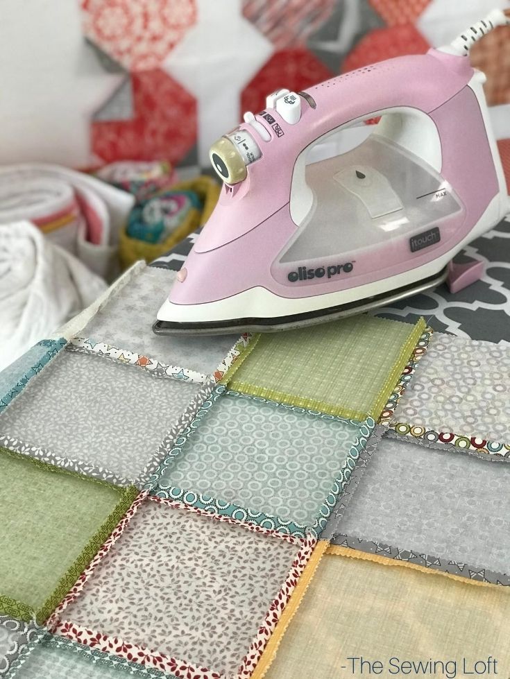 Learn how to sew with this free On Point Patchwork Pillow pattern.