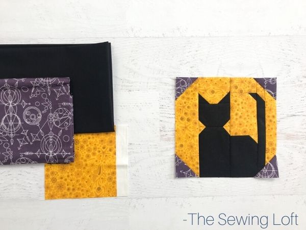 Add the Silhouette Moon quilt block to your Halloween themed quilting projects. Easy to make, available in 2 finished sizes and includes video assembly. 