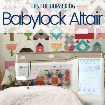 It's time to unpack the Babylock Altair and welcome it into The Sewing Loft studio. Here are a few quick tips to make the most of your machine.