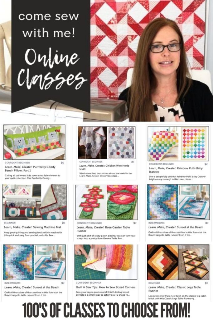 Come join me and learn something new with my online sewing classes at Annie's Creative Studio. With hundreds of classes, you are bound to be inspired!