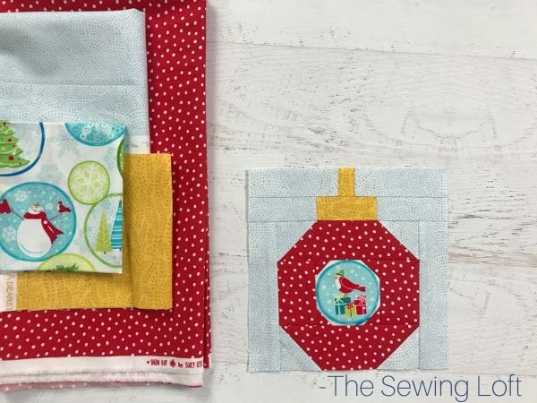 Create one of a kind holiday quilts with the easy to make Ornament quilt block pattern. Available in 2 sizes, beginner friendly and needs no special tools.