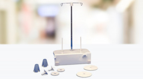 Make the most of your sewing machine time with simple accessories like the 2 thread spool stand. This attachment allows the plenty of room to use larger cones of thread, allowing you to stitch that quilt top worry free.  Video included.