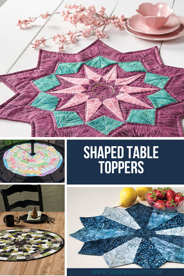 DIY Table Runner Patterns. Round-Up on The Sewing Loft