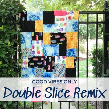 This Double Slice Remix design is perfect for when you are short on time. Slice through the fabric and stitch it up in an afternoon.