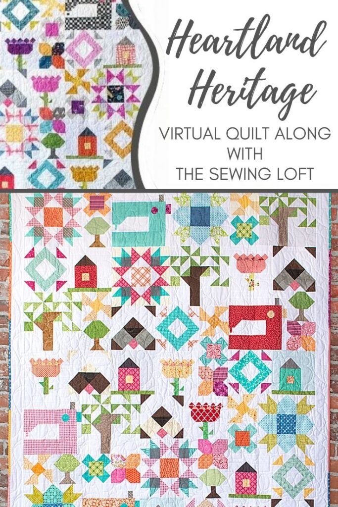 Explore your scraps in a brand new way with The Sewing Loft. Join us for the Heartland Heritage Virtual Quilt Along.
