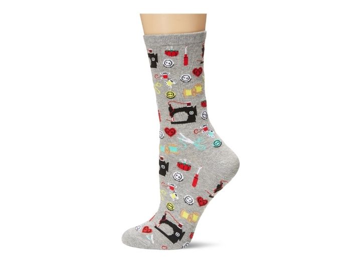 So many great gift ideas for the quilters on your list! Like these novelty sewing socks. Such a great way to stay cozy while stitching up a storm. 