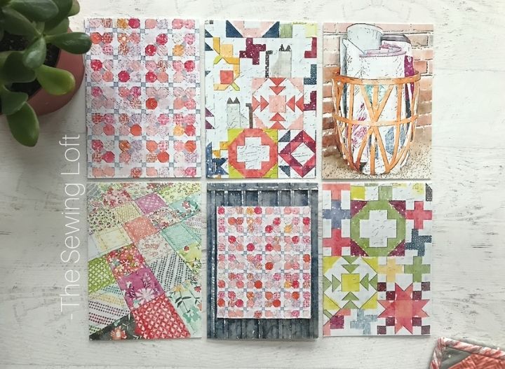 Reach for unique and novelty gift options for the quilters in your world. Like these beautiful sewing note cards by The Sewing Loft. 