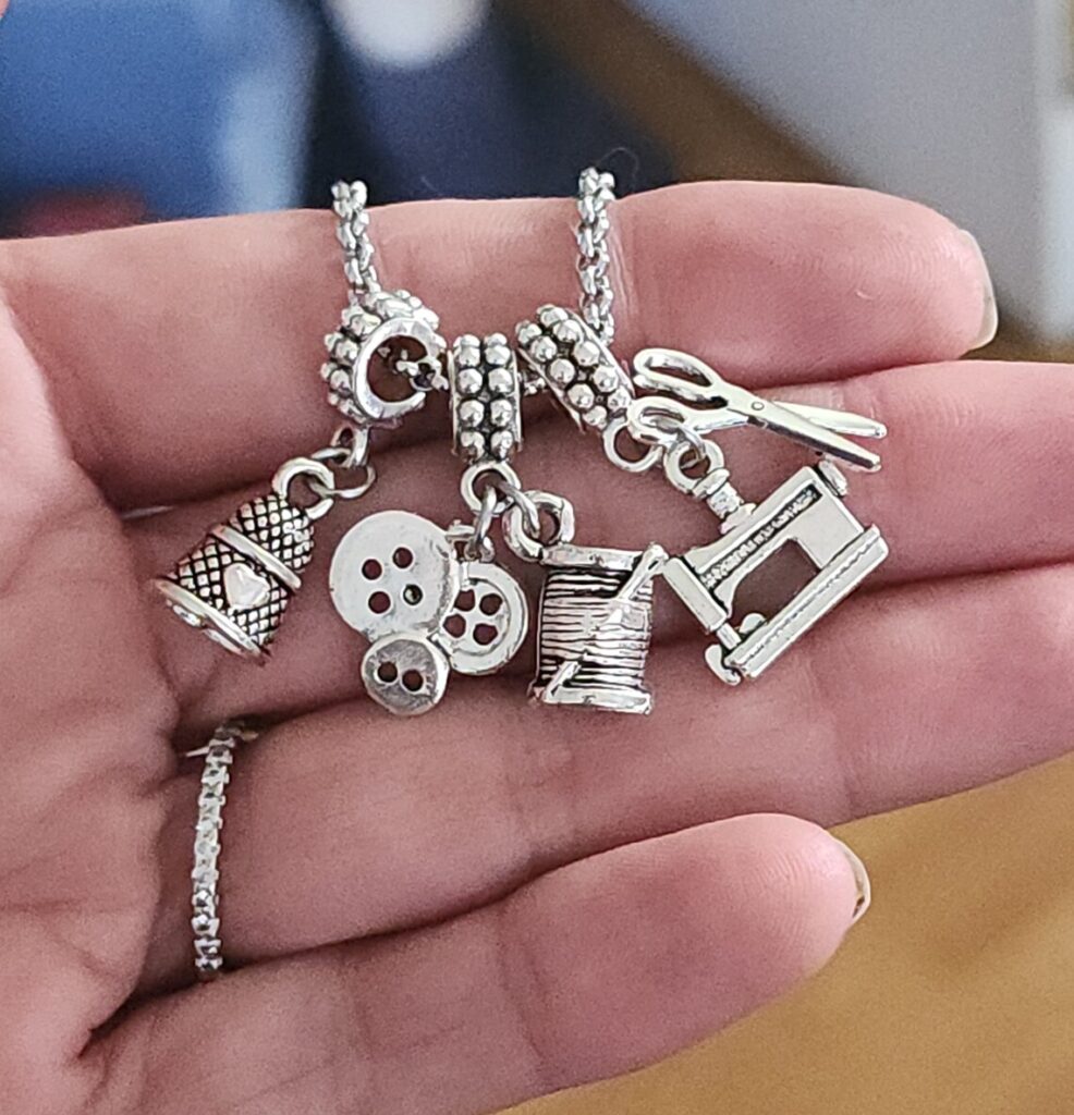 So many great gift ideas for the quilters on your list! This jewelry is a perfect conversation starter.