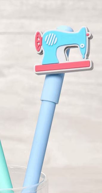 Reach for unique and novelty gift options for the quilters in your world. Like these beautiful sewing notepads and pen by The Sewing Loft. 