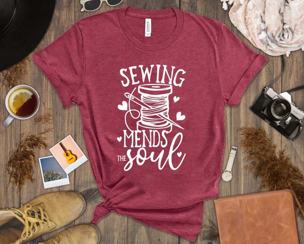 Sewing-themed t-shirts will make the perfect gift for any of your creative friends!