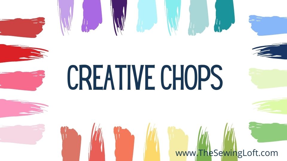 Looking for fun ways to use every last inch of your colorful fabric scraps? Be sure to join The Sewing Loft for the Creative Chops series. 
