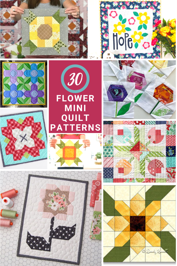 Flower Mini Quilt Patterns