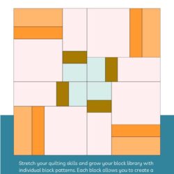 Discover the Windmill Quilt Block! A modern, beginner-friendly design with two layout options, perfect for scraps, fat quarters, and strip piecing.