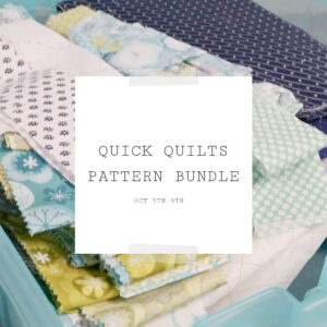 Amazing bundle of quick quilt patterns. 20 designers got together to create this fantastic collection at one low price. Better hurry, limited time offer.