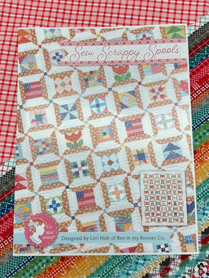 Sew Scrappy Spools Quilt Along Fabric Pull