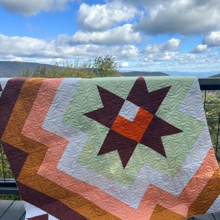 Modern Love Eclipse quilt pattern by Heather Valentine of The Sewing Loft